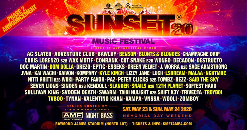 Sunset Music Festival, 2020